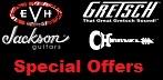 Charvel, EVH, Gretsch, Jackson Special Offers