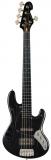 Sandberg California TM5 EB, Black Matt, Matching Headstock