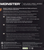 Monster Cable Studio Pro 2000 Speaker Lautsprecherkabel, 0,91m