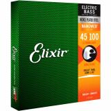Elixir Nanoweb 14052 E-Bass Strings, 45-100