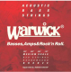 Warwick 35200 MS4 Red Strings Bronze Acoustic Bass Strings, 45-105
